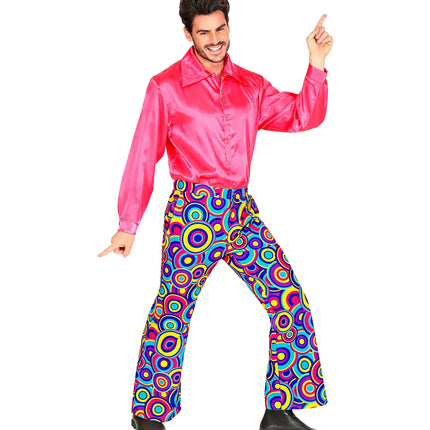 Widmann SRL Hippie herenbroek met kringen