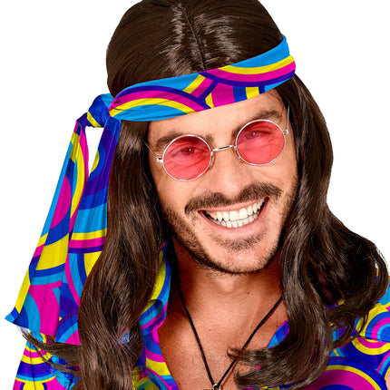 Widmann SRL Hippie hoofdband blauw tinten