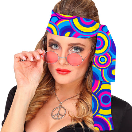 Widmann SRL Hippie hoofdband blauw tinten