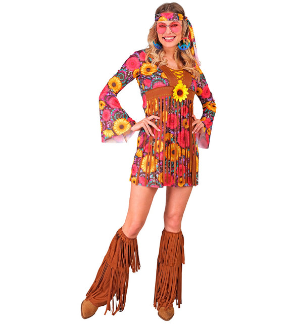 Widmann SRL Hippie jurkje flower power dames