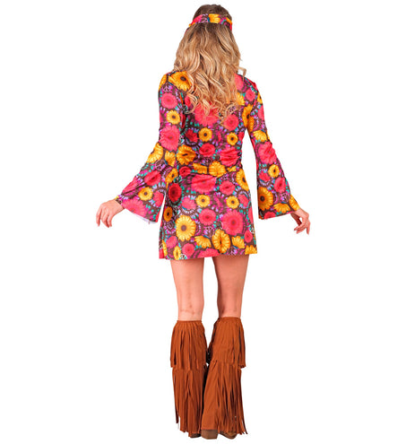 Widmann SRL Hippie jurkje flower power dames