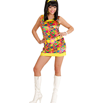 Widmann SRL Hippie jurkje Peace bloemen