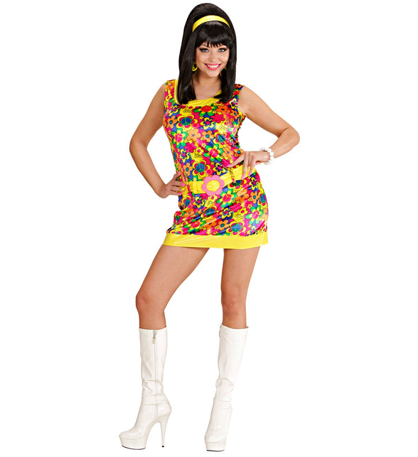 Widmann SRL Hippie jurkje Peace bloemen