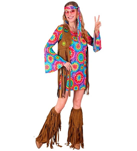 Widmann SRL Hippie kostuum dame Timo