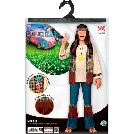 Widmann SRL Hippie pak Steven jongen