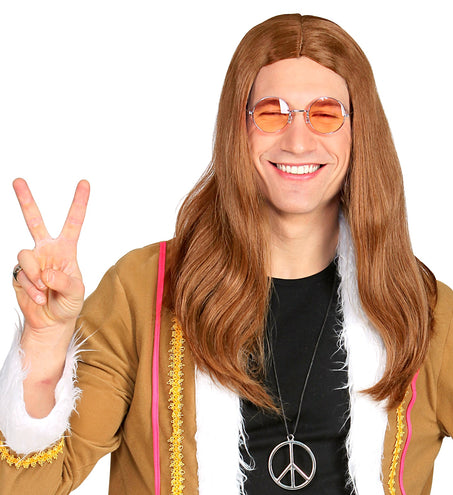 Widmann SRL Hippie pruik Groovy dude