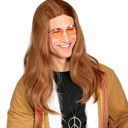 Widmann SRL Hippie pruik Groovy dude