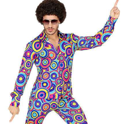 Widmann SRL Hippie shirt 70-jaren Groovy