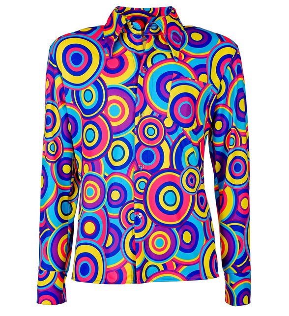 Widmann SRL Hippie shirt 70-jaren Groovy