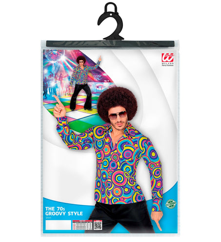 Widmann SRL Hippie shirt 70-jaren Groovy