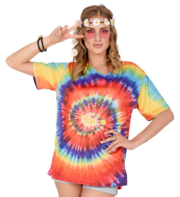 Widmann SRL Hippie shirt Tie-Dye