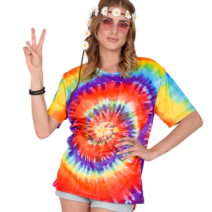 Widmann SRL Hippie shirt Tie-Dye