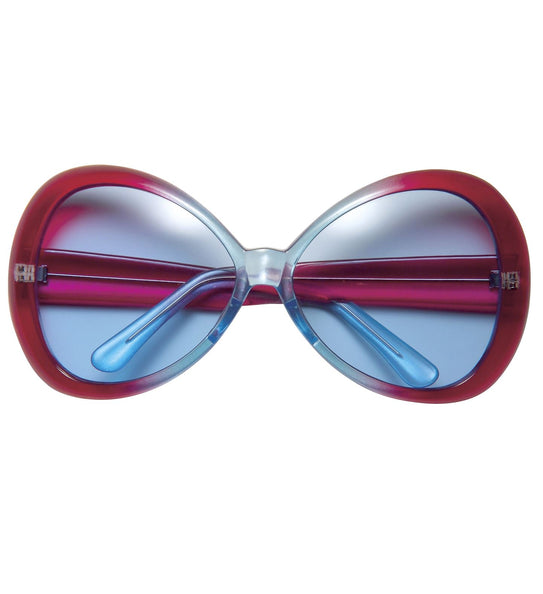 Widmann SRL Hippie sugarbabe bril rood