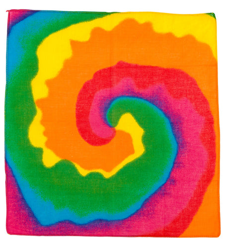 Widmann SRL Hippie tie-dye bandana