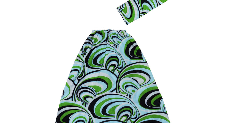 Widmann SRL Hippie verkleedset blauw  unisex jaren-70