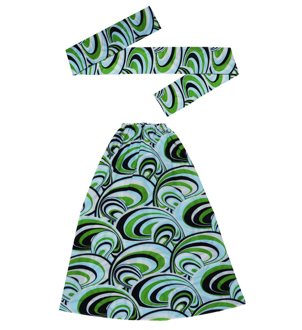 Widmann SRL Hippie verkleedset blauw  unisex jaren-70