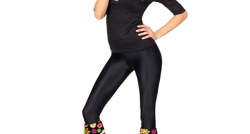 Widmann SRL Hippie verkleedset flowers unisex jaren-70