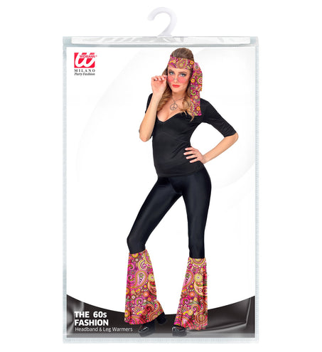 Widmann SRL Hippie verkleedset paisley unisex jaren-70