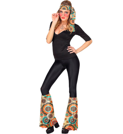 Widmann SRL Hippie verkleedset vintage unisex jaren-70