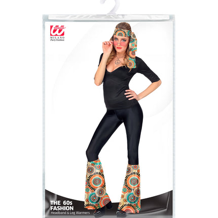 Widmann SRL Hippie verkleedset vintage unisex jaren-70