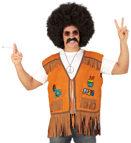 Widmann SRL Hippie vest voor volwassenen