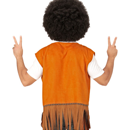 Widmann SRL Hippie vest voor volwassenen