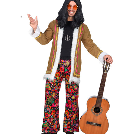 Widmann SRL Hippie Woodstock pak Peter volwassenen