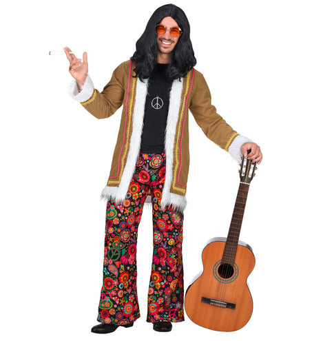 Widmann SRL Hippie Woodstock pak Peter volwassenen