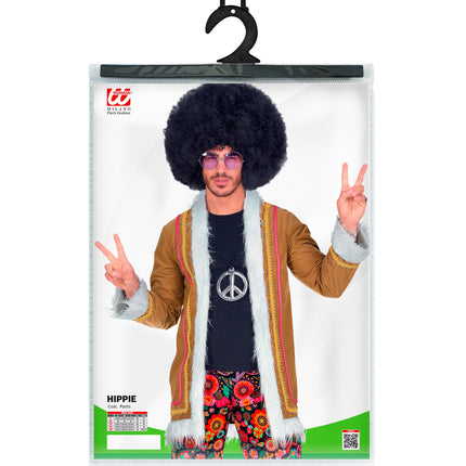 Widmann SRL Hippie Woodstock pak Peter volwassenen