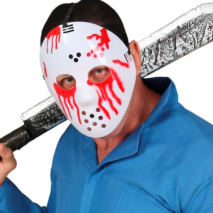 Widmann SRL Hockey Jason masker met bloed