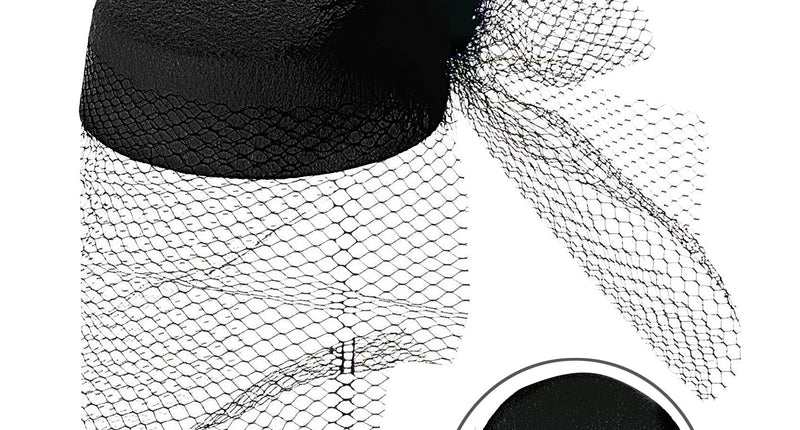 Widmann SRL Hoed Tina Met Veren En Net