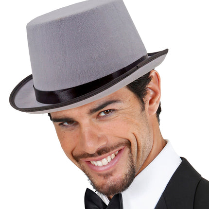 Widmann SRL Hoge grijze vilten hoed