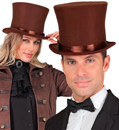 Widmann SRL Hoge hoed bruin Finn top kwaliteit