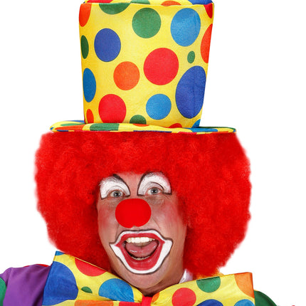 Widmann SRL Hoge hoed clown foam