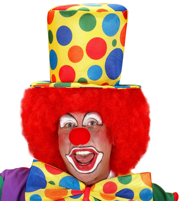 Widmann SRL Hoge hoed clown foam