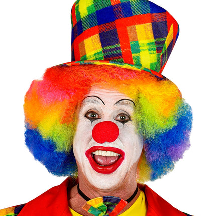 Widmann SRL Hoge hoed clown multi