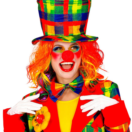 Widmann SRL Hoge hoed clown multi