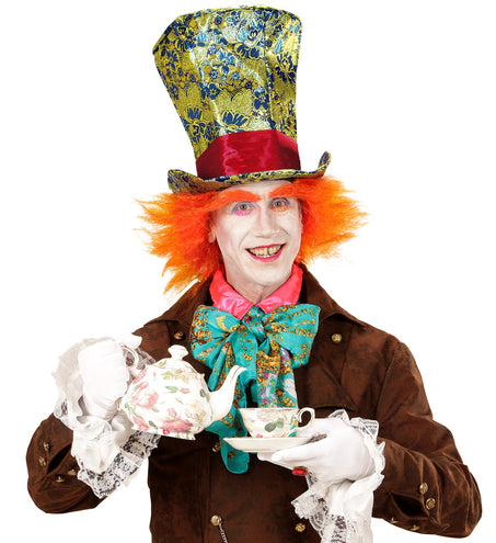 Widmann SRL Hoge Hoed "Crazy Hatter" Met Haar