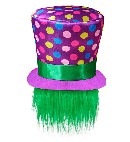 Widmann SRL Hoge hoed gestippeld met haar