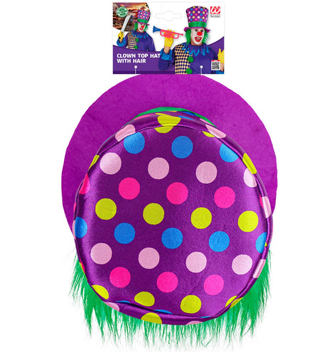 Widmann SRL Hoge hoed gestippeld met haar