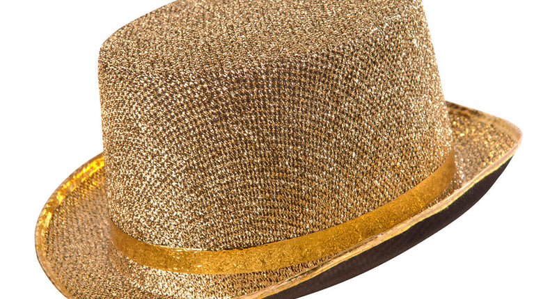 Widmann SRL hoge hoed goudkleurig