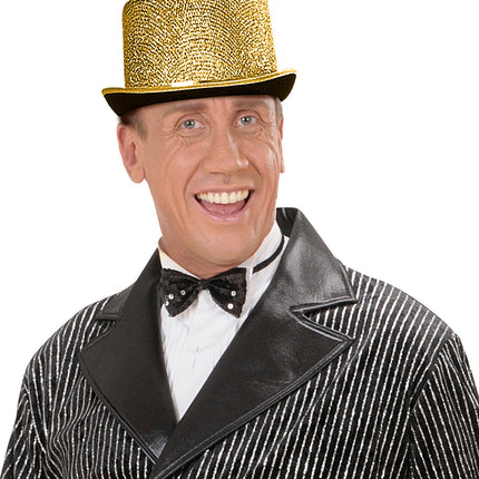 Widmann SRL hoge hoed goudkleurig