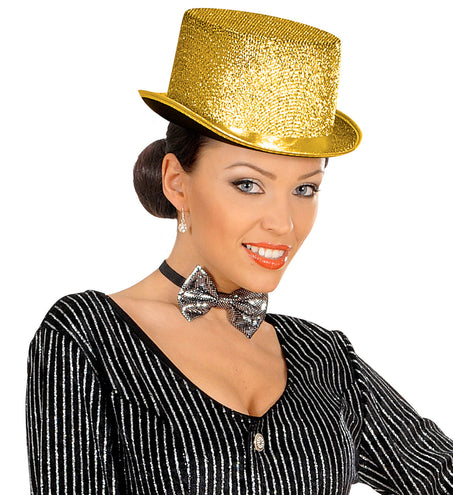 Widmann SRL hoge hoed goudkleurig