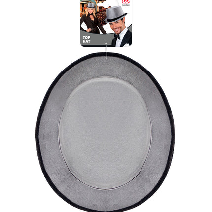 Widmann SRL hoge hoed grijs fluweel