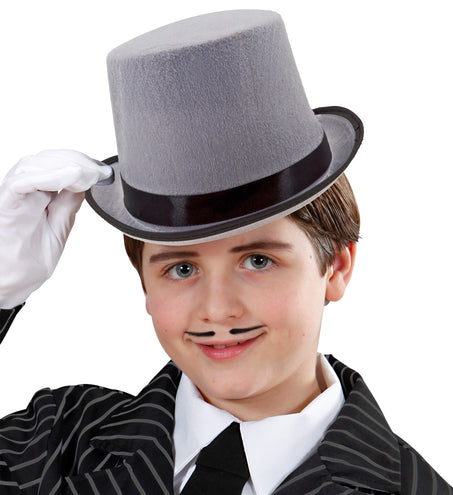 Widmann SRL Hoge hoed grijs kind