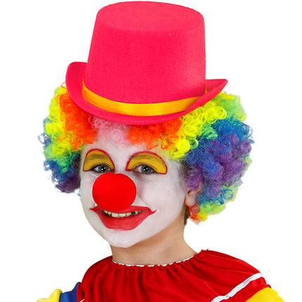 Widmann SRL Hoge hoed kind roze