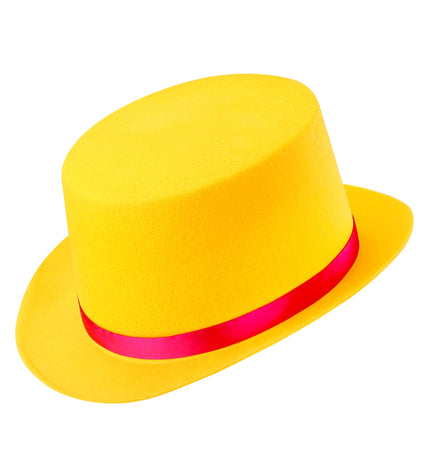 Widmann SRL Hoge hoed kinderen geel