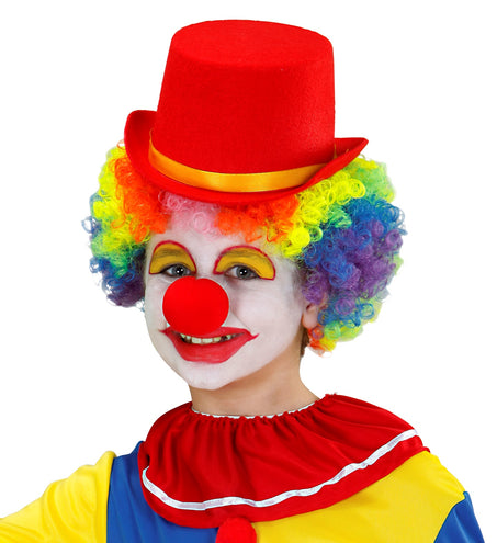 Widmann SRL Hoge hoed kinderen rood