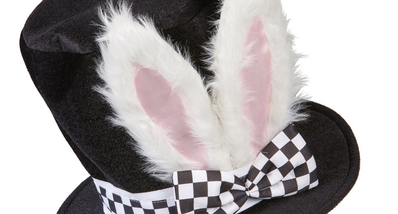 Widmann SRL Hoge hoed met bunny oren