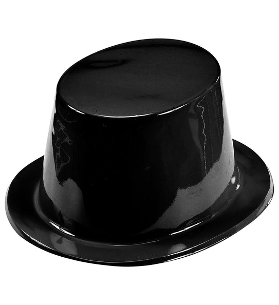 Widmann SRL Hoge hoed plastic zwart